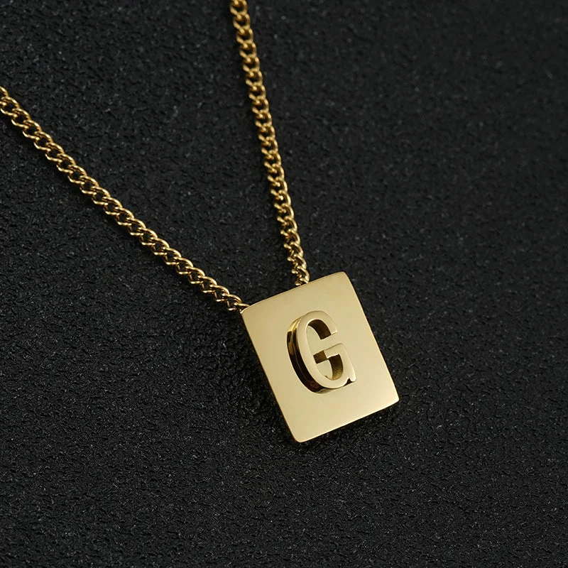 Gold G (Including Chain)