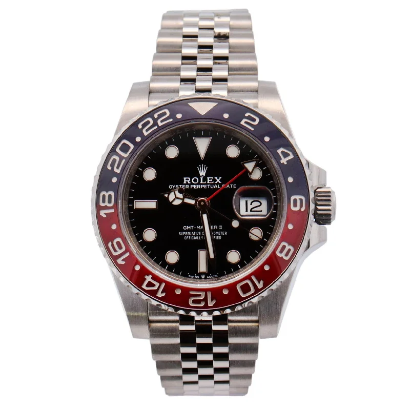 Watches For Coastal Trails-Rolex GMT-Master II 40mm Black Dial Watch Ref# 126710BLRO