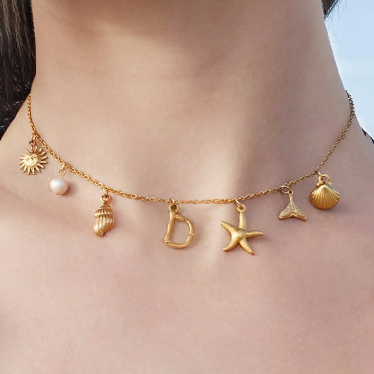 Necklace-Letter D