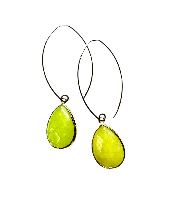 faceted chartreuse