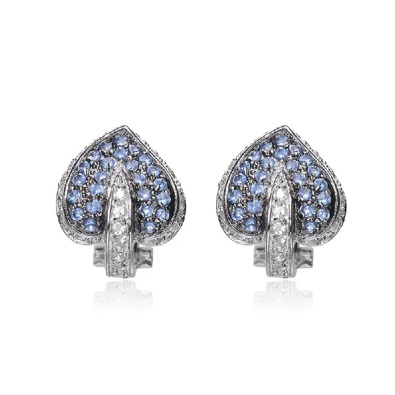 Best Fresh Earrings-Emma Zirconia Spade Earrings