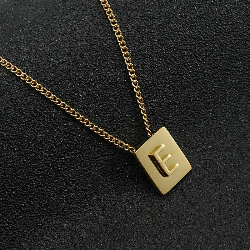 Gold E (Including Chain)