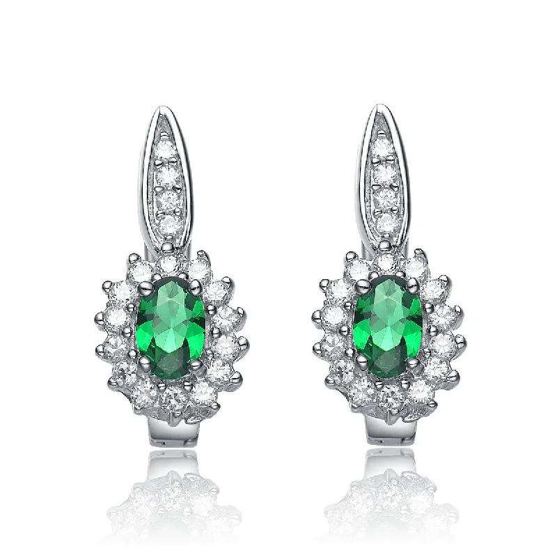 Hefty Earrings For Bold Looks-Aurélie Oval Drop Earrings