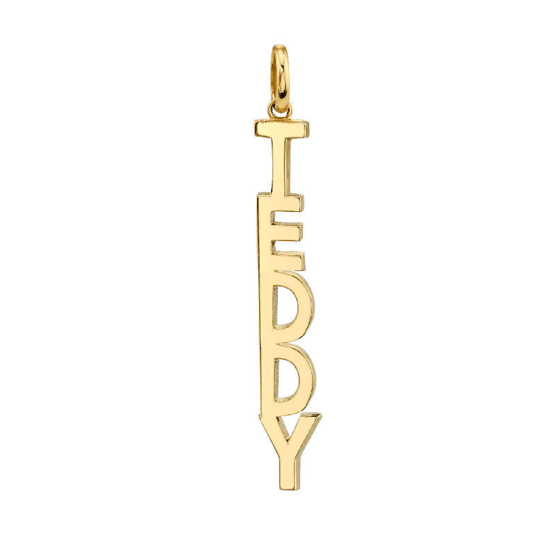 Necklaces Wear Tips-Custom Letter Pendant - 14k Yellow Gold