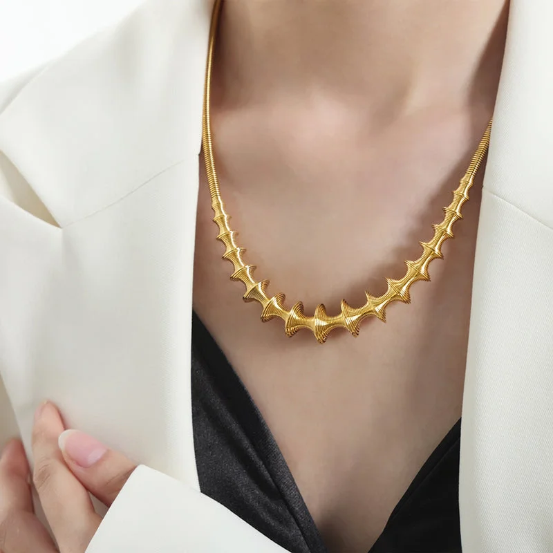 P1778-Gold Necklace-475cm