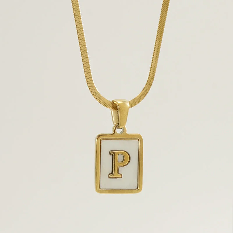 Letter P [Including Chain]]