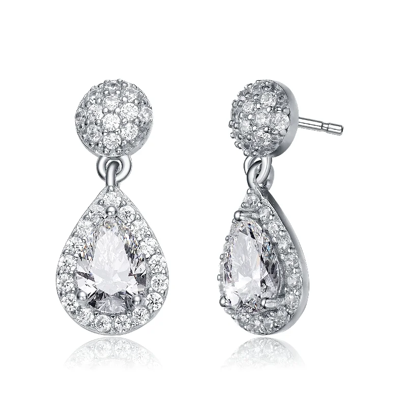 Earrings For Pack Light-Constance Midi Pear Drop Earrings