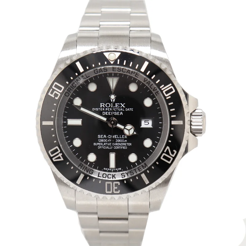 Watches Fit Rating-Rolex Sea-Dweller 44mm Black Dial Watch Ref# 116660