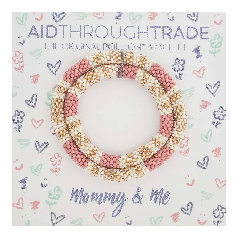 Bracelets For Tide Spark-Mommy & Me Roll-On® Bracelets <br> Desert Rose