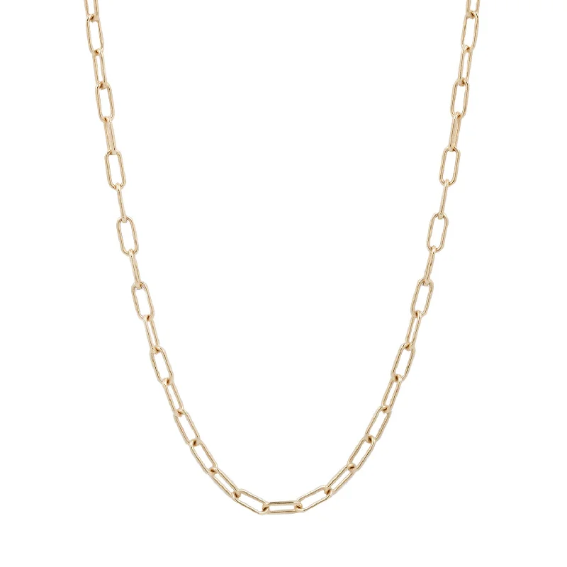 Pure Necklaces For Charm-Elongated Cable Chain