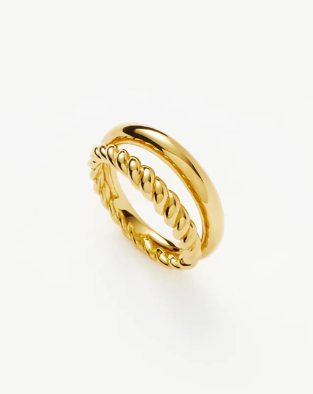 Rings For Cloak Pairings-Radial Ring | 18ct Gold Vermeil