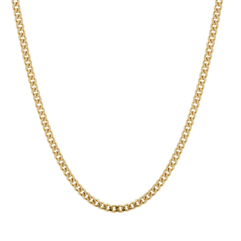 Tough Necklaces For All Days-Thick Curb Chain