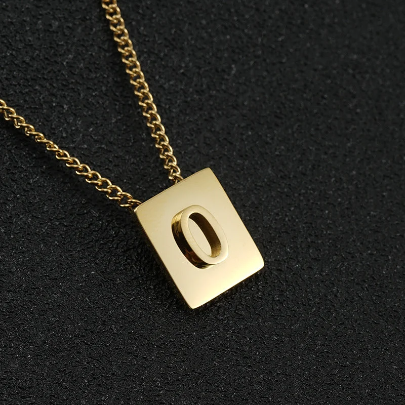 Gold O (Including Chain)