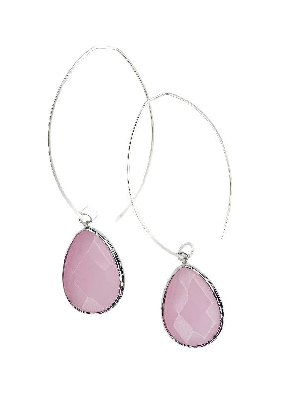 faceted light pink