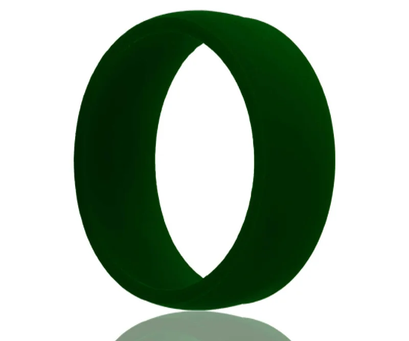 Rings For Dawn Reflections-Silicone Rubber Green Ring