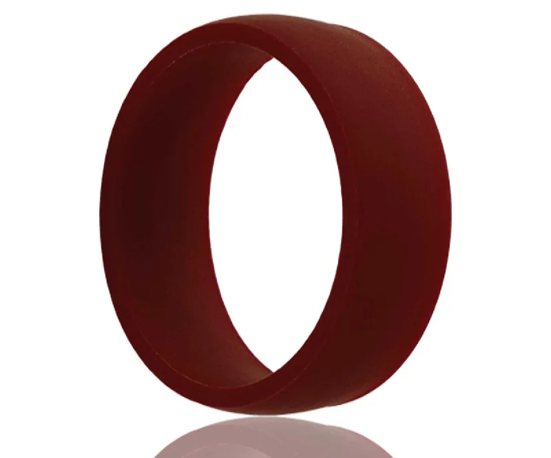 Rings For Wave Gleam-Silicone Rubber Maroon Ring