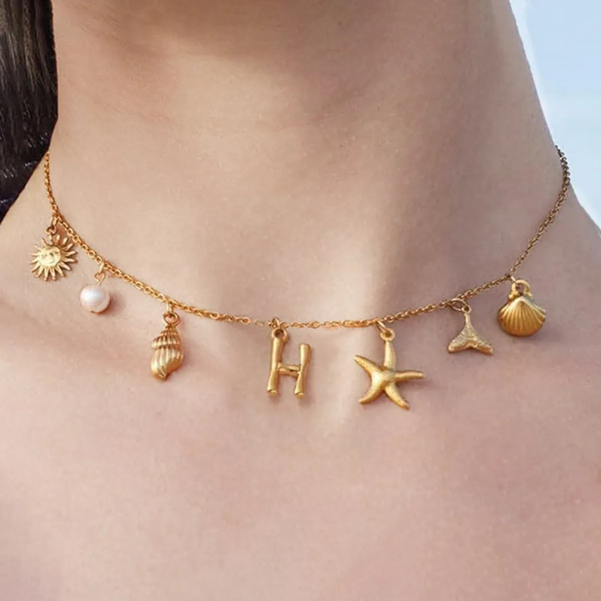 Necklace-Letter H