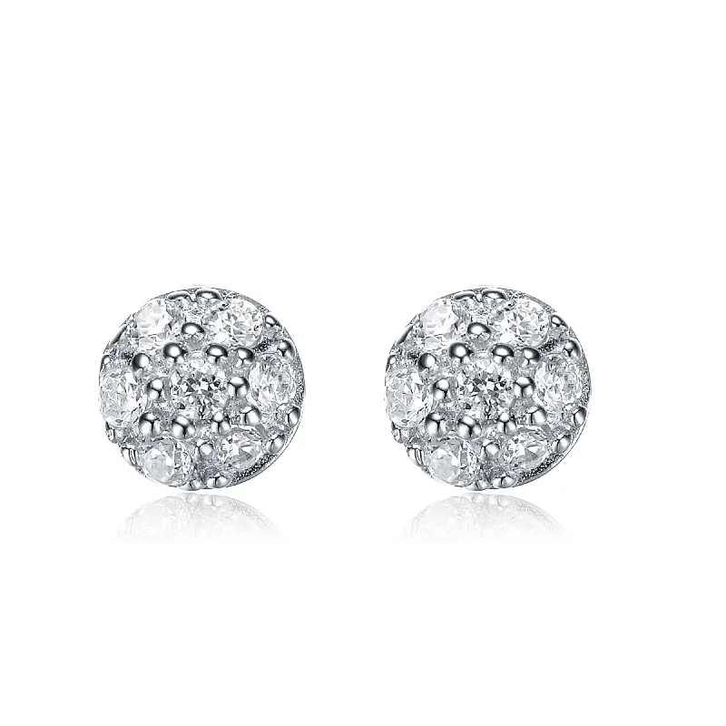 Best Tall Earrings-Mini Marie Round Stud Earrings