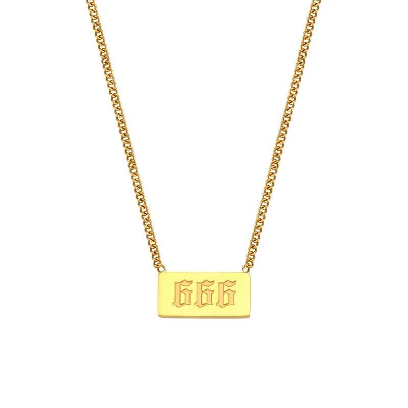 Angel Digital Brand Necklace-666