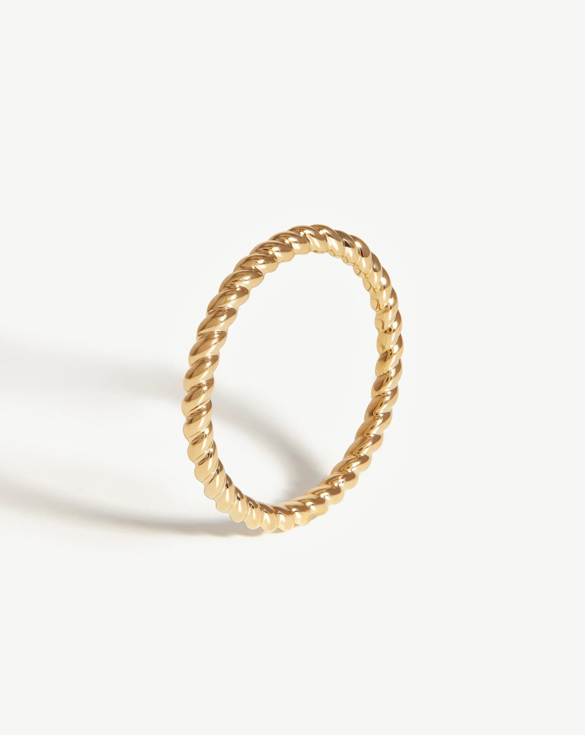 Best Fluid Rings-Fine Rope Ring | 14ct Solid Gold