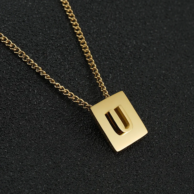 Gold U (Including Chain)