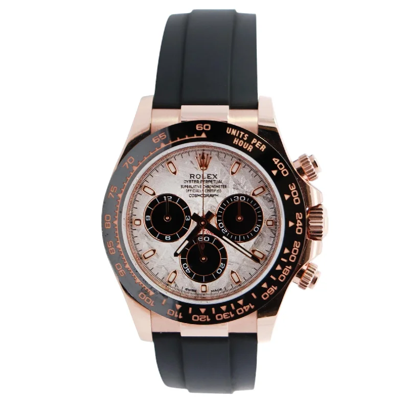 Fine Watches For Poise-Rolex Daytona 40mm Meteorite Dial Watch Ref# 116515LN