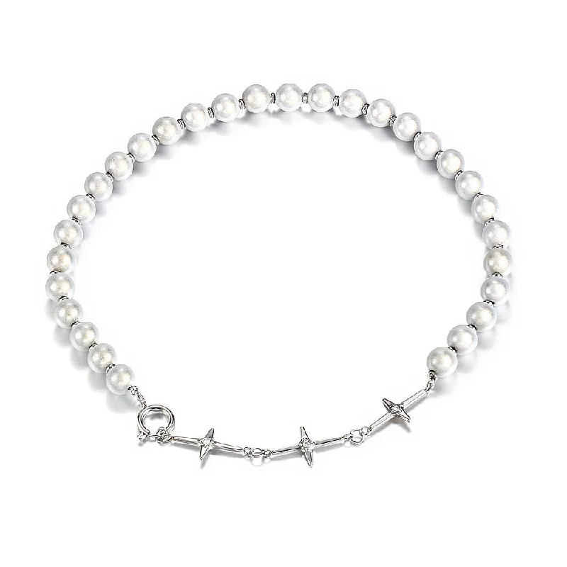 Cross Reflective Pearl (Chain Length 45cm)