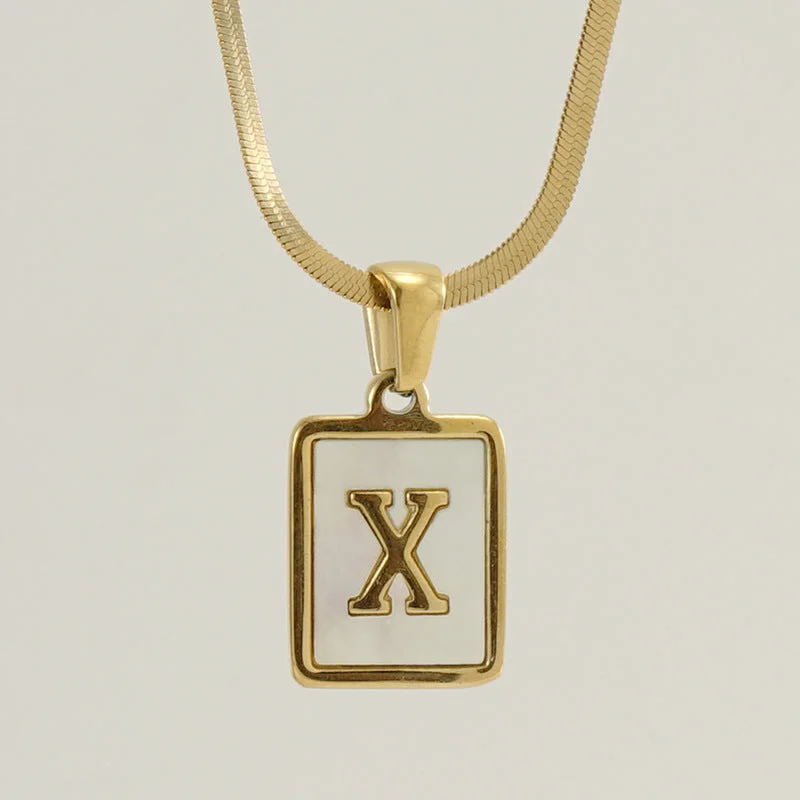 Letter X [Including Chain]]