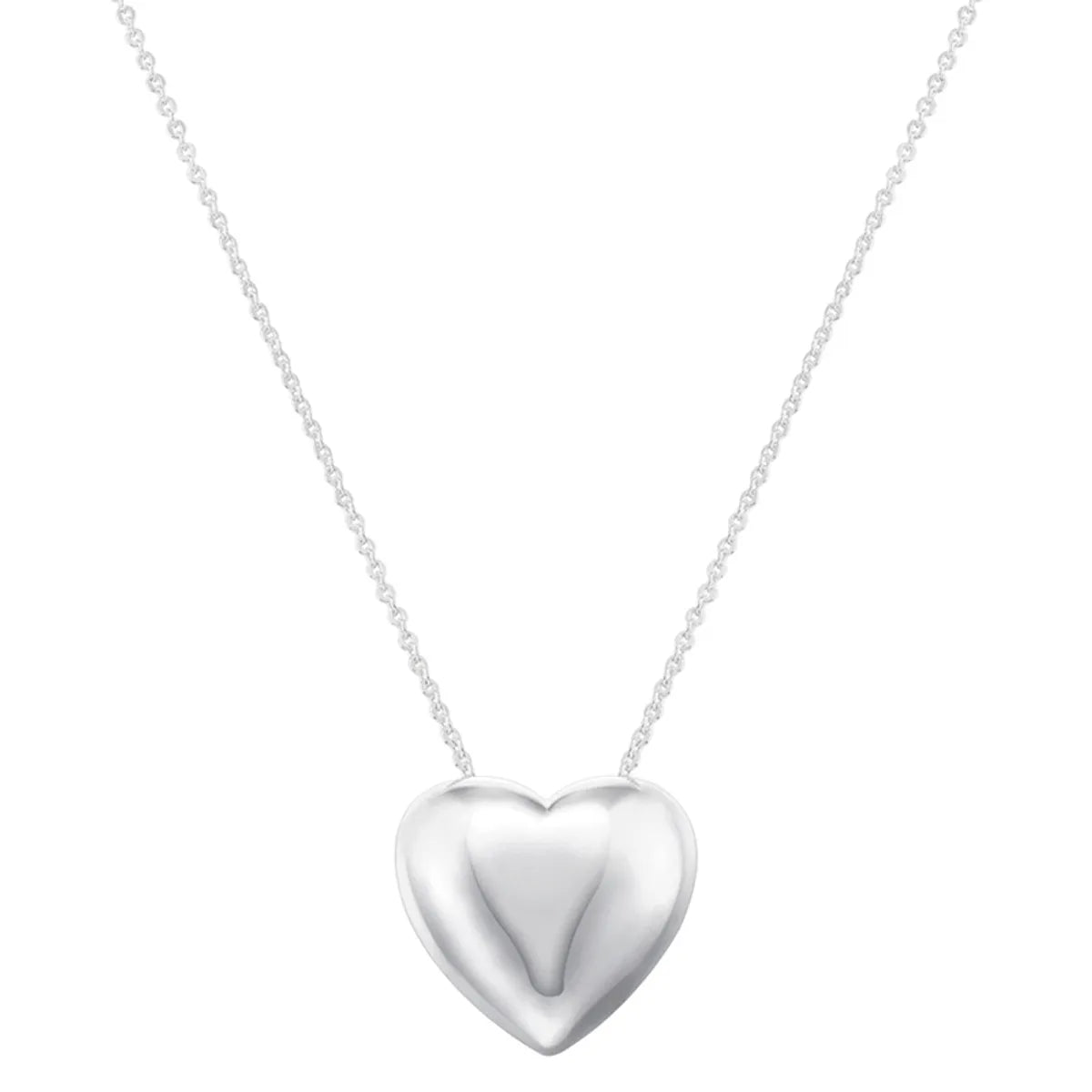 Vl512 White Gold Color Love Necklace