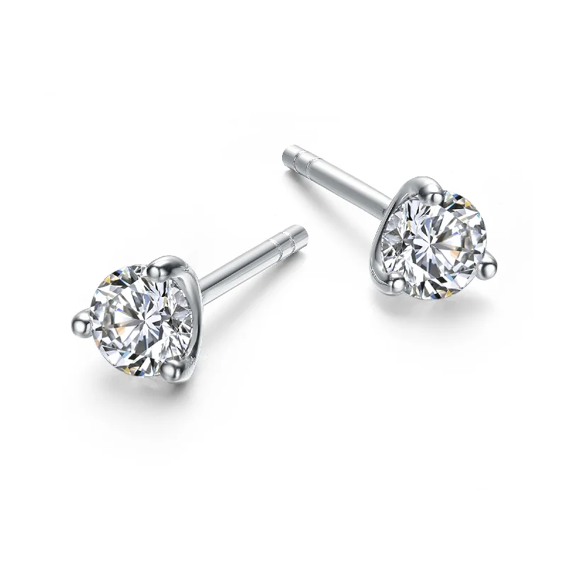 Best Thick Earrings-La Roche Solitaire Round Stud Earrings