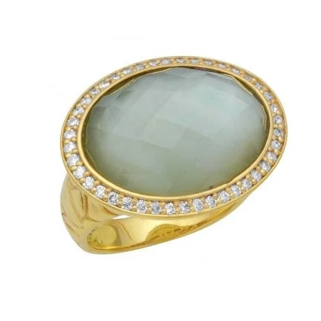 Best Packed Rings-Labradorite and Diamond Ring