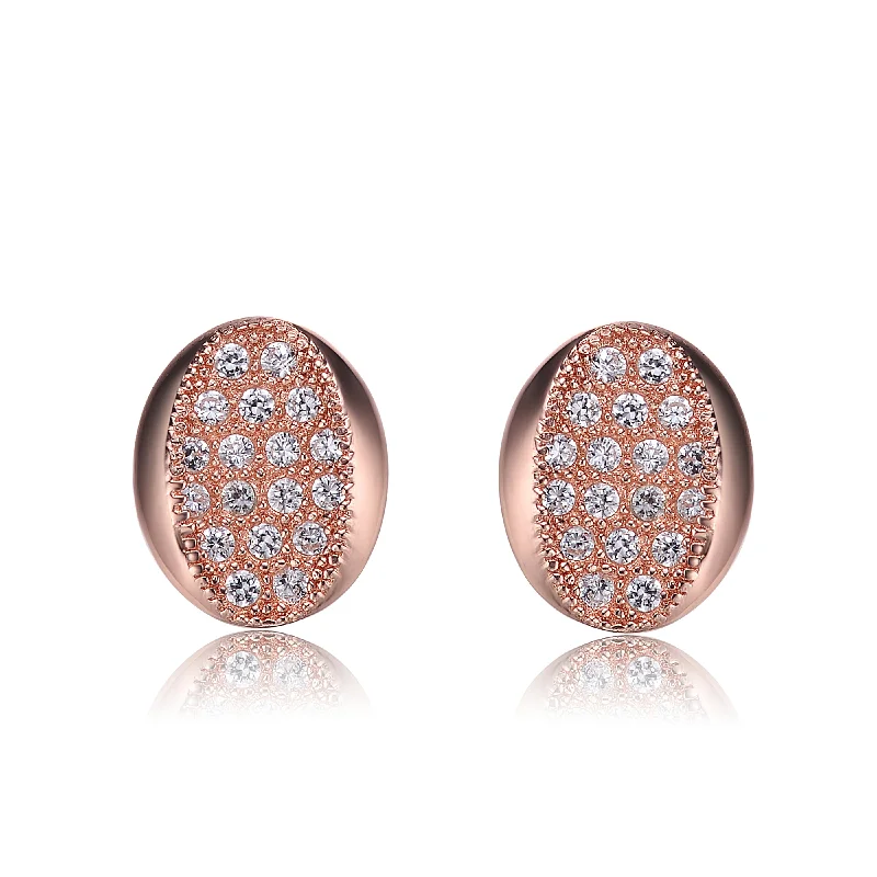 Hefty Earrings For Bold Looks-Charlène Dainty Oval Shape Earrings