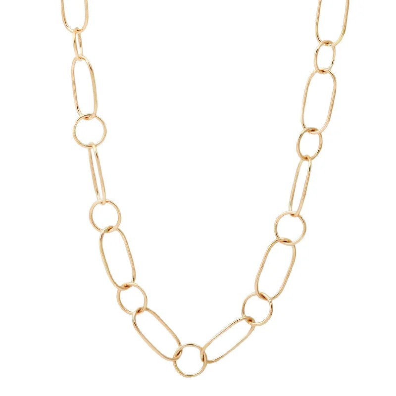 Necklaces Grip Guide-Oval and Round Chain Necklace