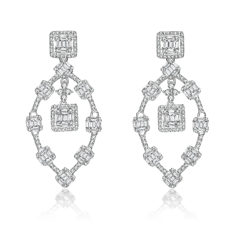 Hard Earrings For Edge-Déco Palais Geometric Maxi  Earrings