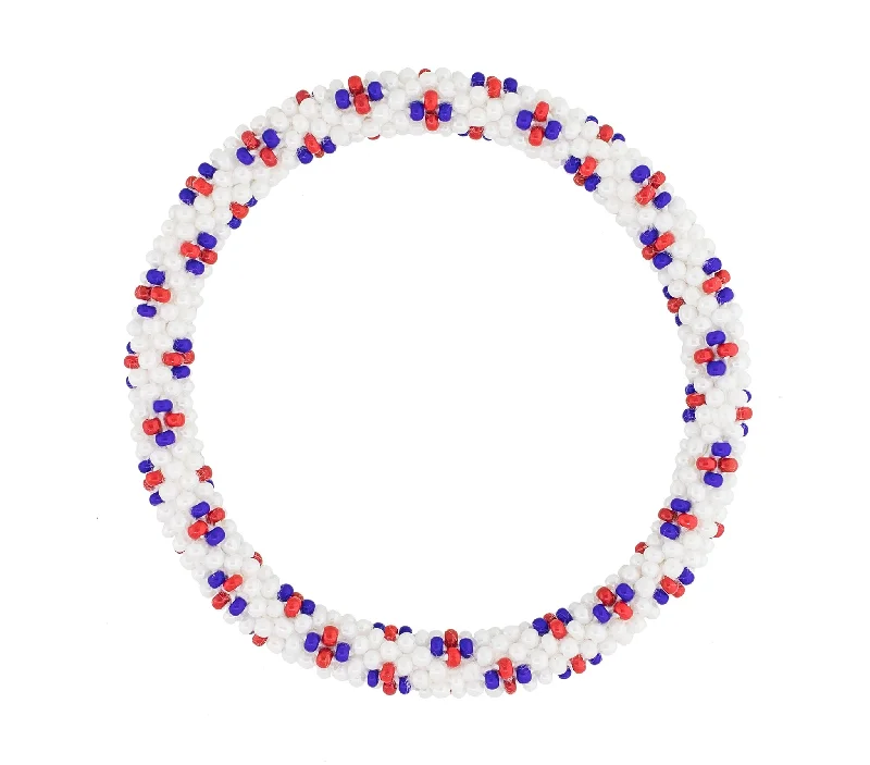 Best Fluid Bracelets-8 inch Roll-On® Bracelet <br> Patriotic Party Girl