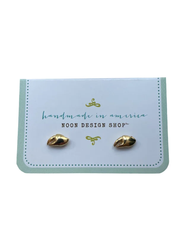 Earrings Glow Hints-stud earring. tiny crab claw