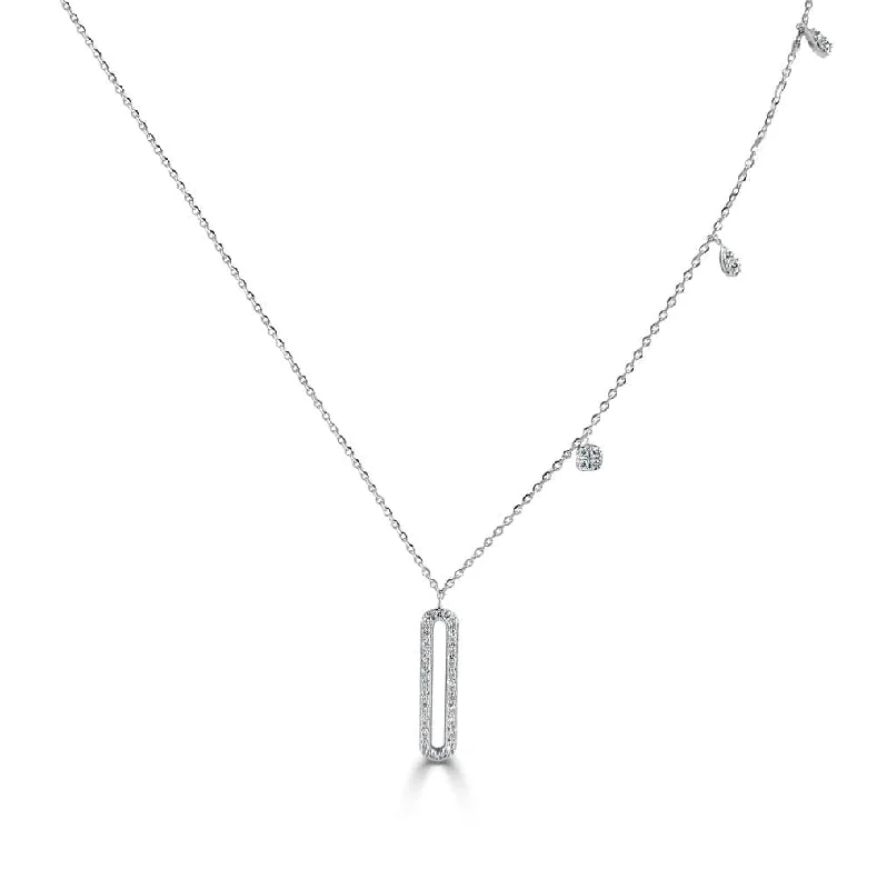 Best Neat Necklaces-14k Gold & Diamond Necklace