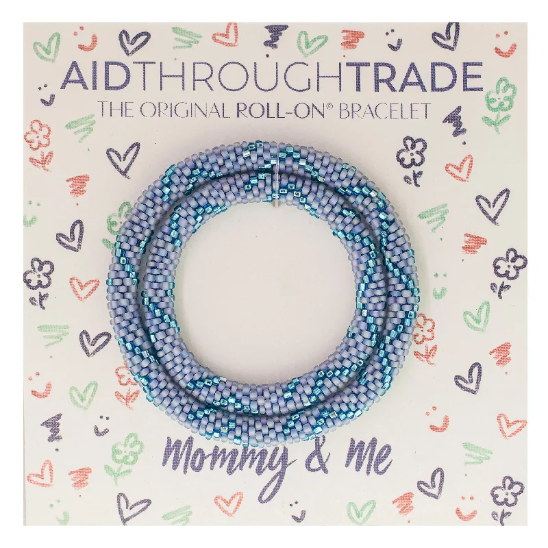 Warm Bracelets For Cheer-Mommy & Me Roll-On® Bracelets <br> Sky