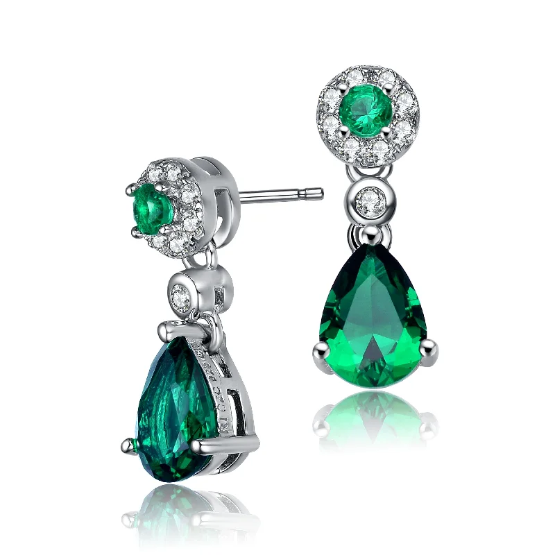 Earrings With Jade Glow-Noelle Dress Earrings