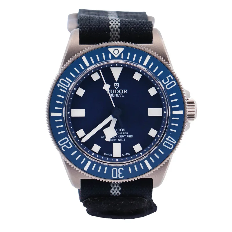 Super Bold Watches-Tudor Pelagos 42mm Blue Dial Watch Ref# 25707B/21