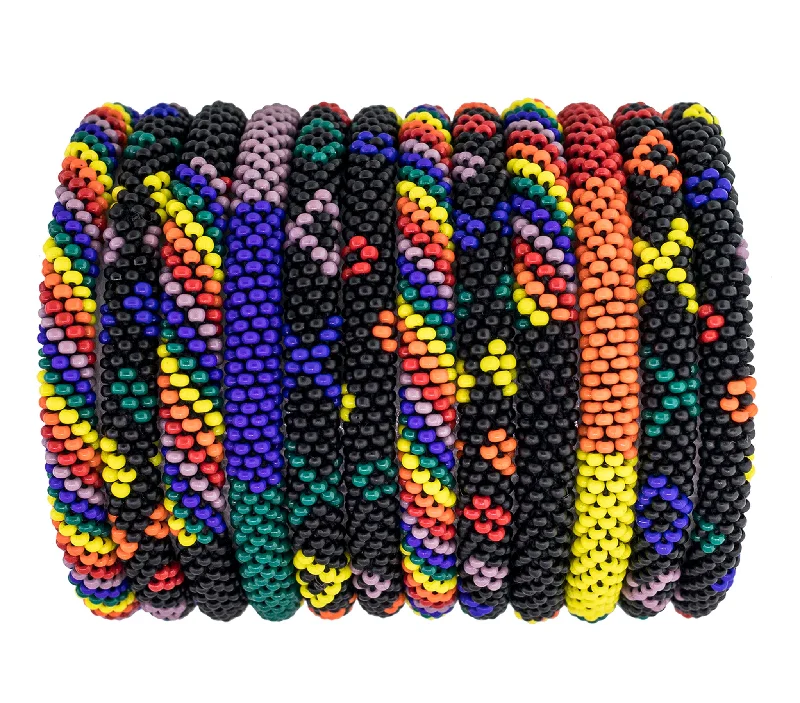 Bracelets For Crisp Seasons-Roll-On® Bracelets <br> Love Noir