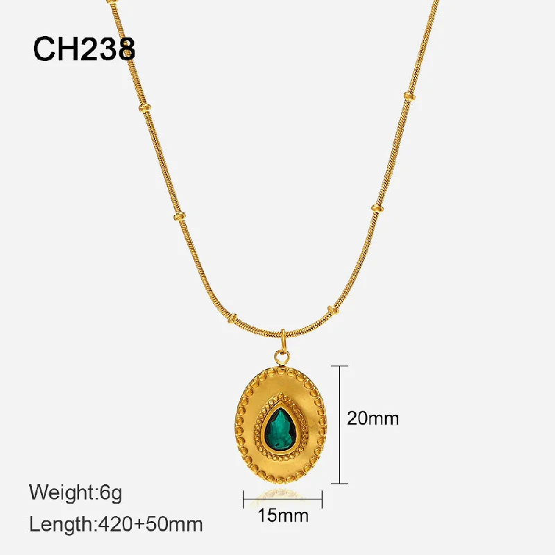 03# Oval Necklace